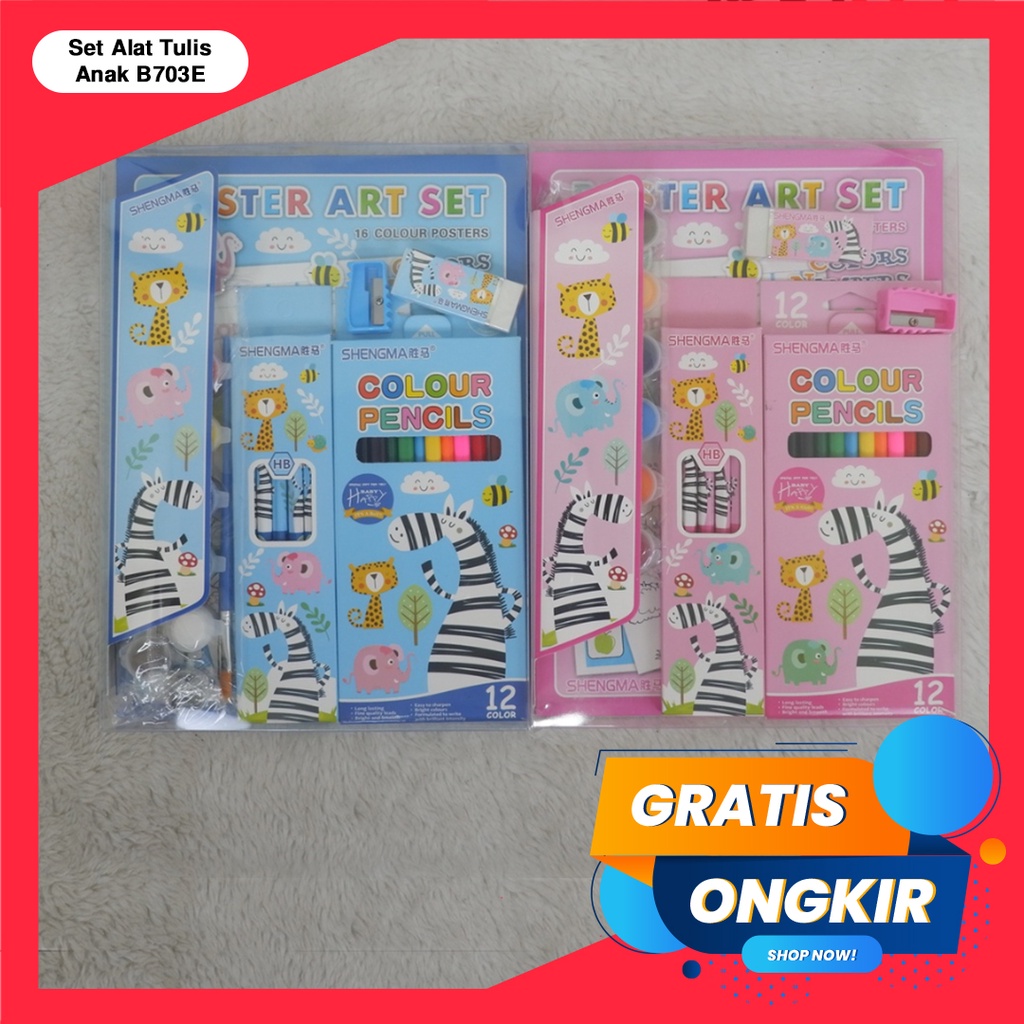 365 STATIONERY SET #41174 Buku &amp; Alat Tulis Anak / Karakter Fancy Gambar Lucu