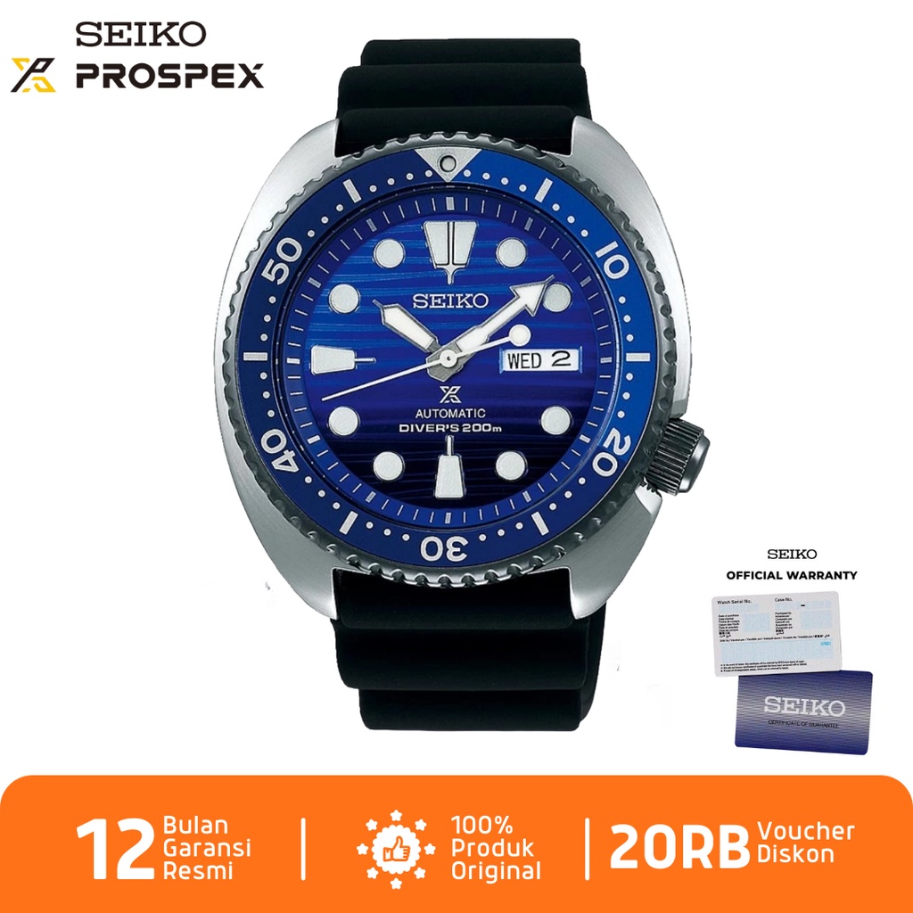 Seiko Prospex Turtle SRPC91 Jam Tangan Pria Seiko Automatic SRPC91K1 Save The Ocean Series