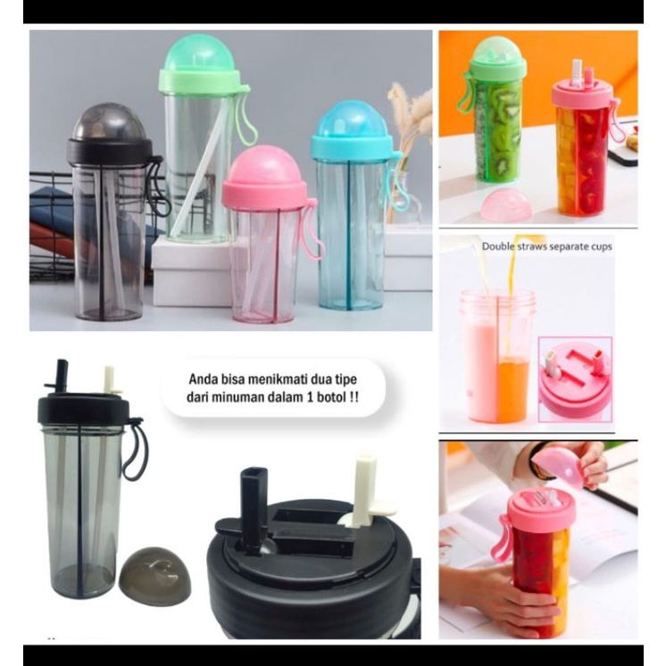 BOTOL MINUM 2SISI 600MILI