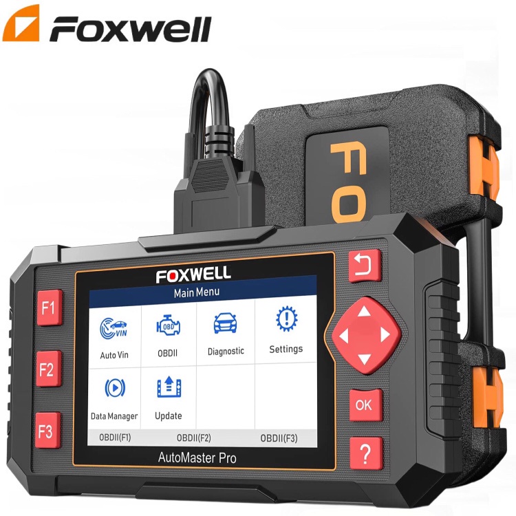 FOXWELL NT604 Elite Obd2 Scanner Odb2 Car Diagnostic Tool OBDII Car Scanner Obd Car Diagnostic Scanner For Engine/ABS/Airbag/Transmission Systems Diagnostics