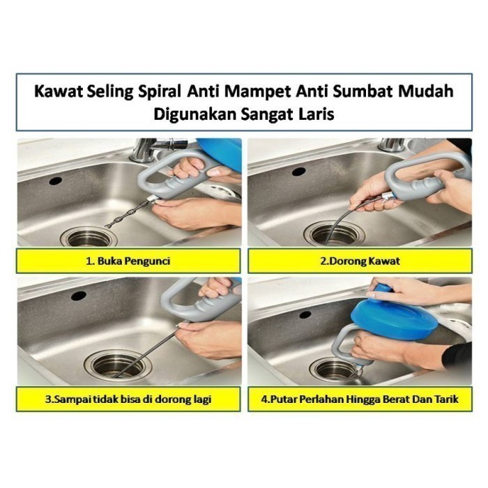 barokah gamis clogged drain cleaner 10 meter