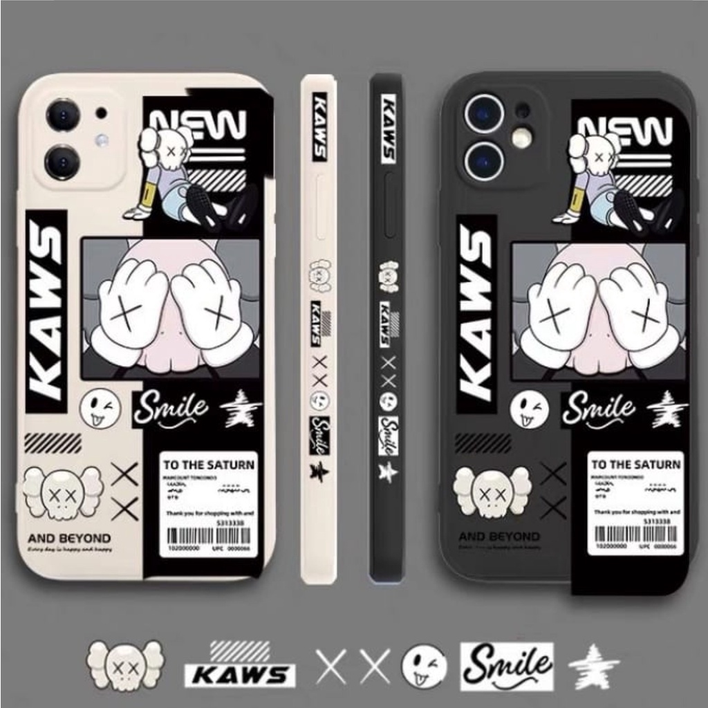 PRINTING LENS PROTECTOR Kaws case oppo reno 3 4 4f 5 5f 6 4g 7z 8t 4g a76 a96 4g a16k a16e a16 8 5g a17 a17k