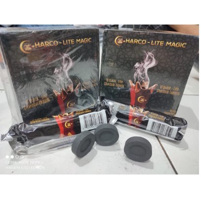 

Arang Harco lite Magic | Arang Bakhoor | Charcoal Tablets