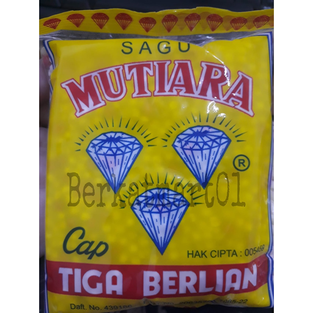 Sagu Mutiara Tiga Berlian 100 gr Pacar Cina