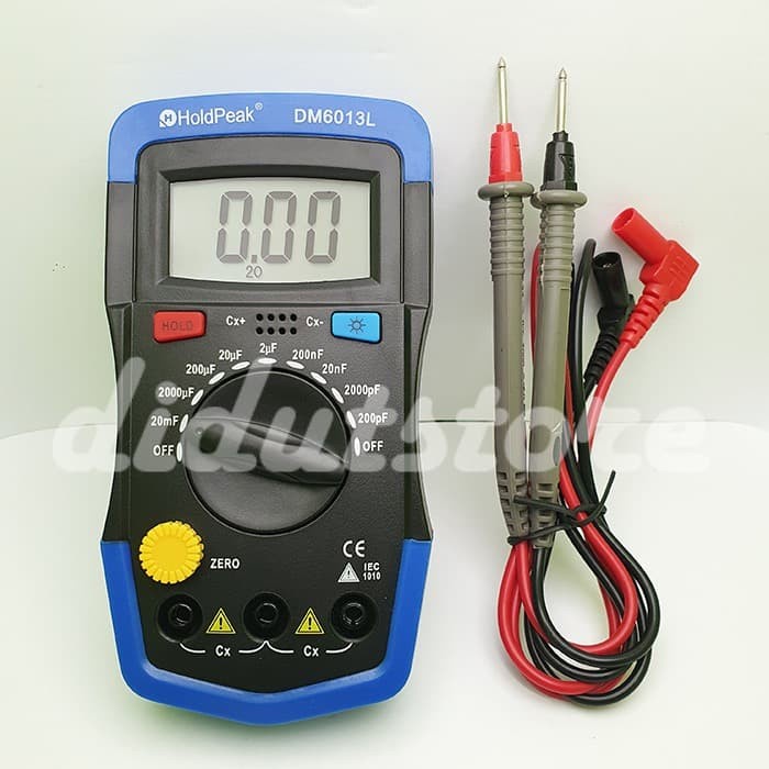 Capasitor Tester Alat Ukur Kapasitor Elco Capacitance Holdpeak Dm6013L