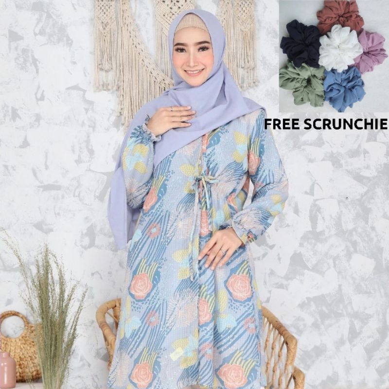 TUNIK AKIRA POTTON DOBBY MOTIF