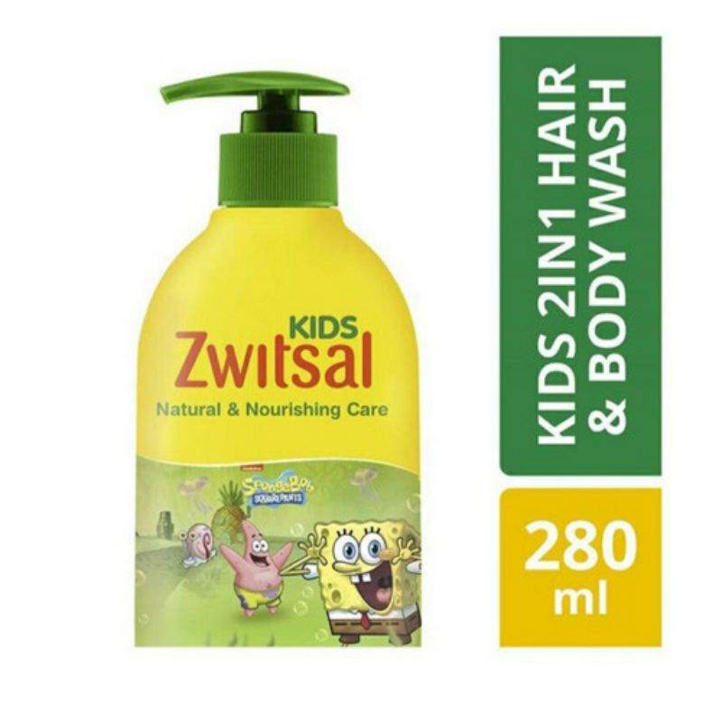 Zwitsal 2in1 Hair & Body Wash 280ml