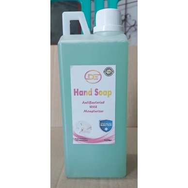 Sabun Cuci Tangan / Hand Soap Antiseptik Antibacterial- 1Liter Lemon/ Strawberry DE