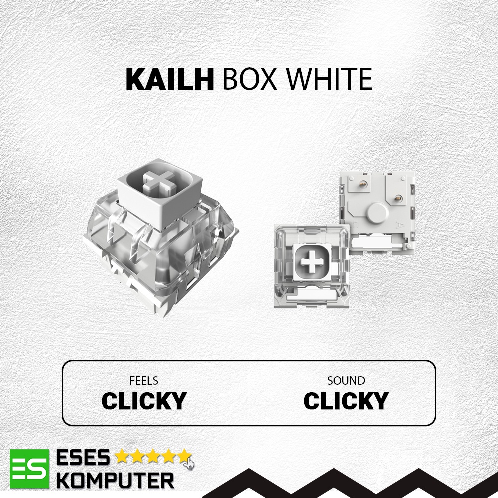 Switch KAILH BOX WHITE Clicky | Mechanical Switch For Keyboard Gaming