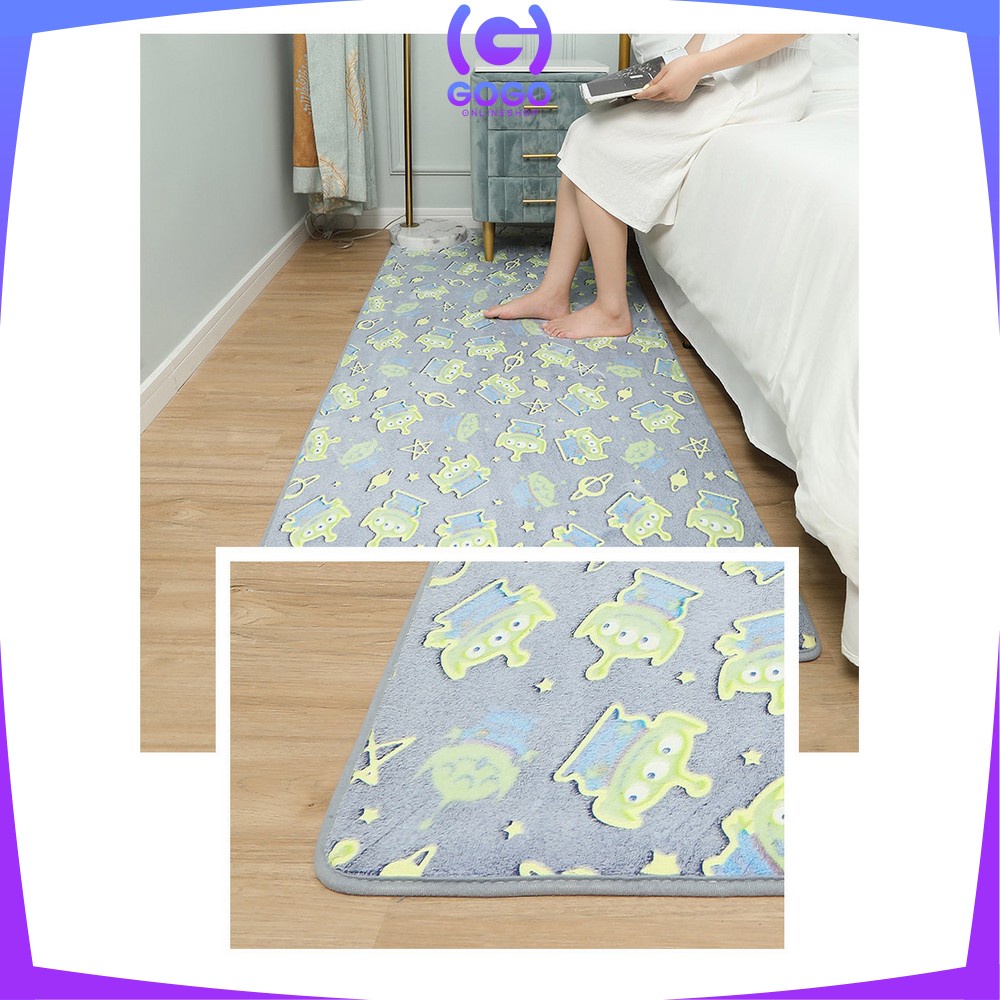 GOGO-C364 (80x120cm) Karpet Lantai Bulu Lembut Karakter / Alas Lantai Kamar Tidur / Floor Mat Carpet Lantai / Dekorasi Ruangan / Alas Yoga