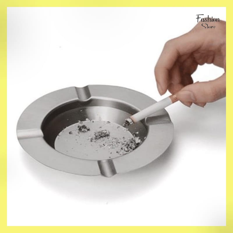 FS ASBAK ROKOK STAINLESS / ASBAK SENG BULAT / ASHTRAY CIGARETTE