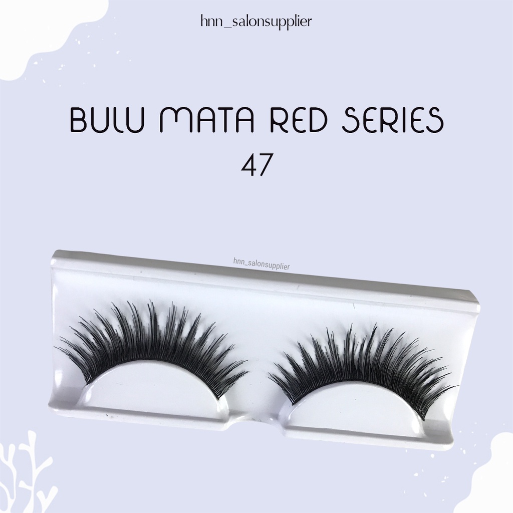 47 Bulu Mata Palsu Handmade Fake Eyelash Eye Lashes Lash Artifivial Belle Eyelashes