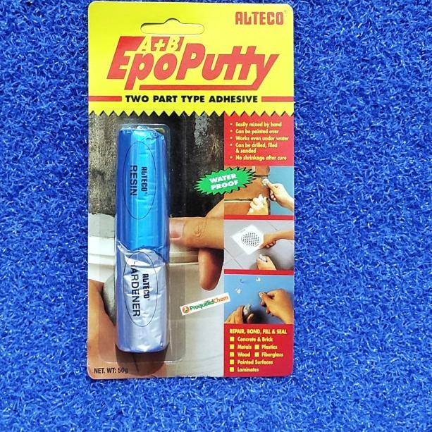 

LEM PORTING DODOL EPOXY ALTECO EPO PUTTY SERBAGUNA RESIN+HARDENER 50G