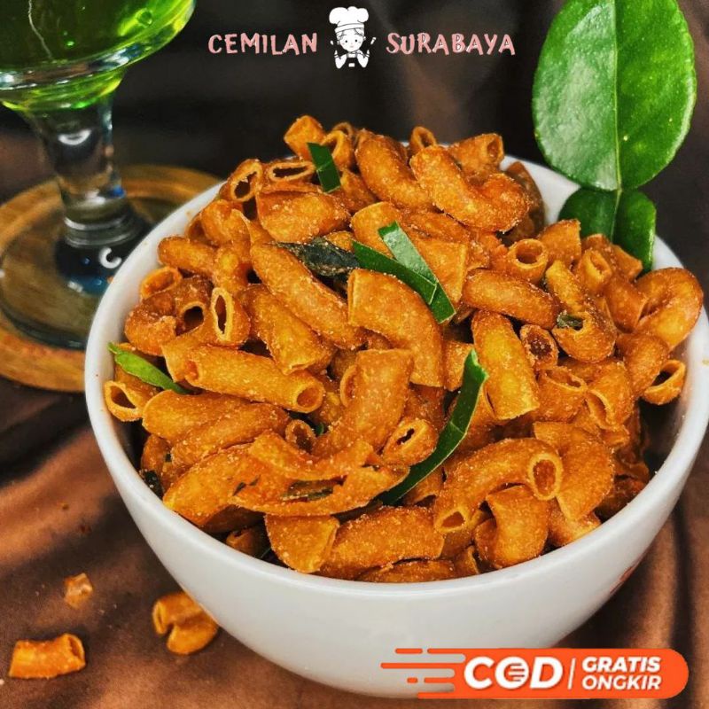 

Makaroni Pedas Daun Jeruk | Makaroni | Snack | Makanan Ringan