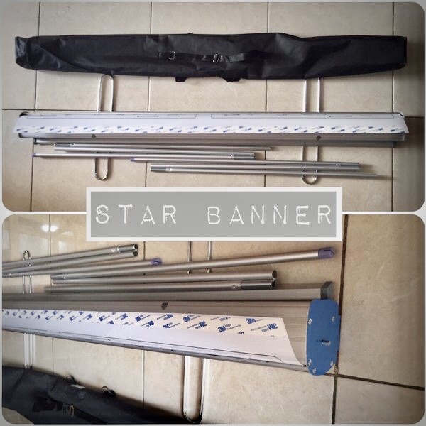 

Termurah Roll Up Banner 120X200 (Kaki Stainless)