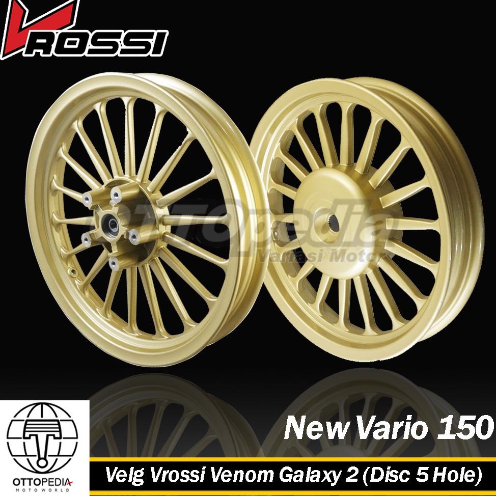 VRossi Velg Venom Galaxy Vario 125 / Vario 150 Ring 14 KWDT Model Daytona Vario 125 / Vario 150 Lama