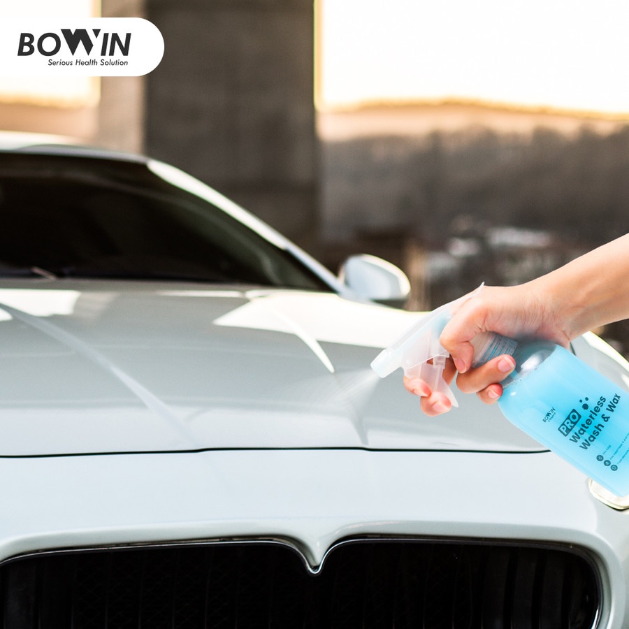 BOWIN Waterless Wash &amp; Wax 300mL (Pembersih &amp; Pengkilap Tanpa Air + Anti UV)