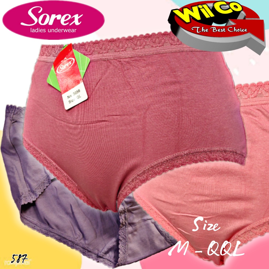 K587 - (Harga Per 1 Potong)CELANA DALAM WANITA JUMBO PAKAIAN DALAM PAKAIAN WANITA CD SOREX BIG SIZE M - 4XL