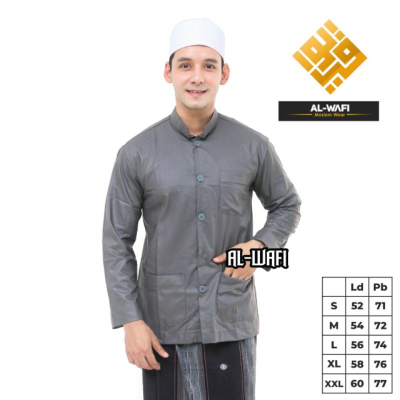BAJU KOKO AS SAHIH POLOS PUTIH KOKO HABAIB KOKO HAIBAH KOKO AS SHAHIH
