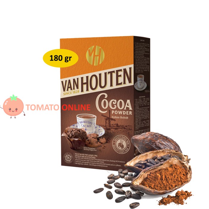 

ORIGINAL MURAH Cocoa Powder Van Houten Coklat Bubuk 180 gr gram G / 180gr / 180gram