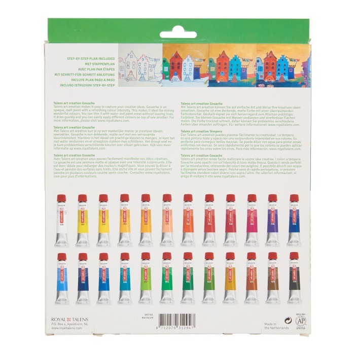 

Eklusif Gouache Talens Art Creation Talens Set 24 X 12Ml Diskon