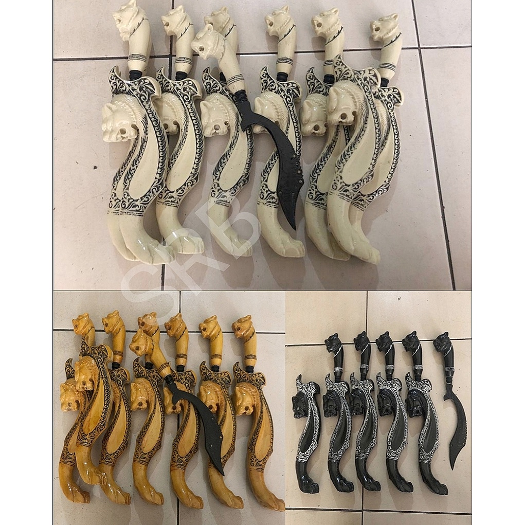 SRB-- kujang Fiber Ukir Macan Siliwangi