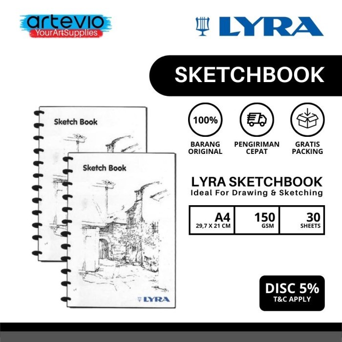 

Spesial Buku Sketsa / Sketch Book Lyra / Lyra Sketch Book A4 30 Sheets Bagus