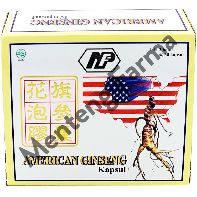 Pure American Ginseng (Capsules) - Suplemen Detoksifikasi, Imun Tubuh