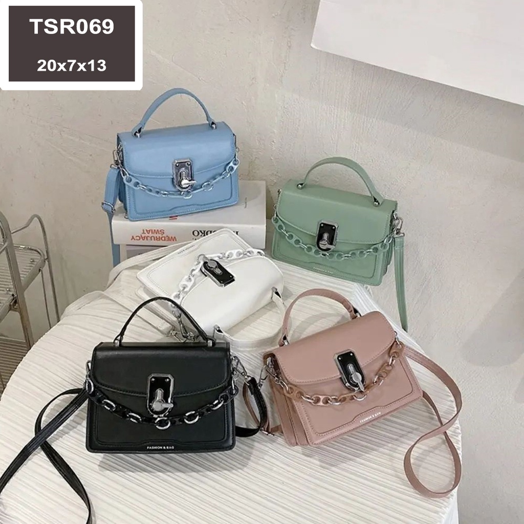 TSR069 TAS IMPORT PREMIUM  TAS WANITA HAND BAG SELEMPANG BRANDED TERBARU