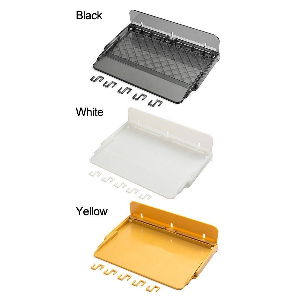 Rak Samping Tempat Tidur Atas Dapat Disesuaikan Untuk Dapur Kamar Mandi Rak Lipat Bebas Paku Expandable