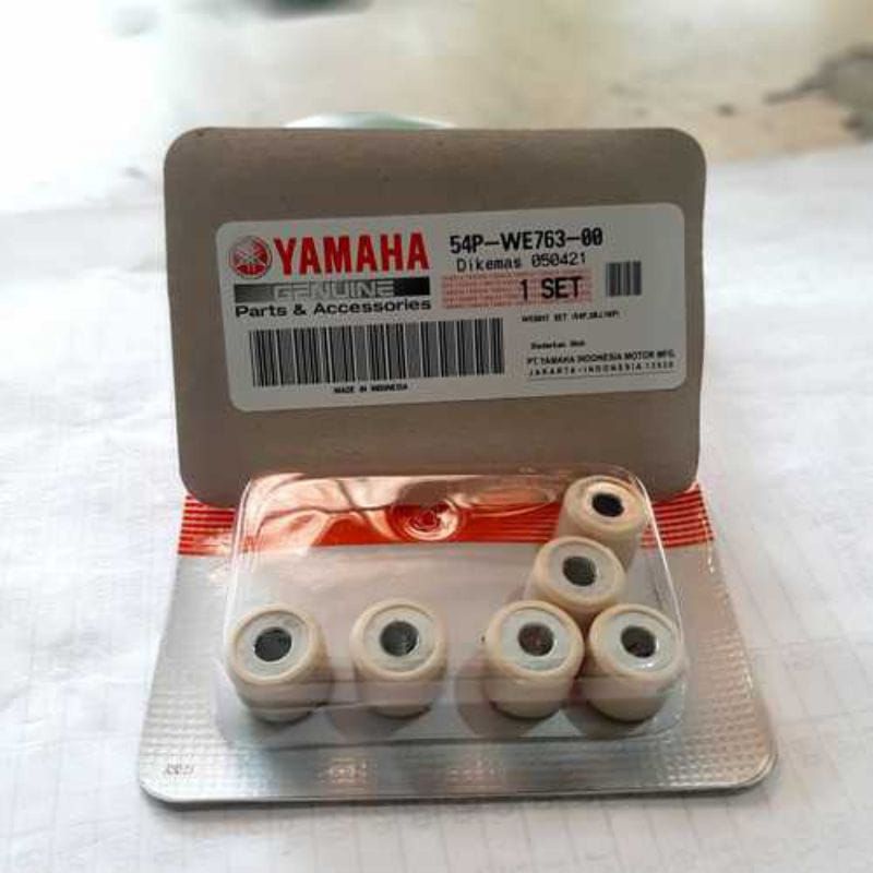 54P-WE763-00 ROLLER KIT MIO J XRIDE MIO GT ASLI YAMAHA ORI ORIGINAL YAMAHA