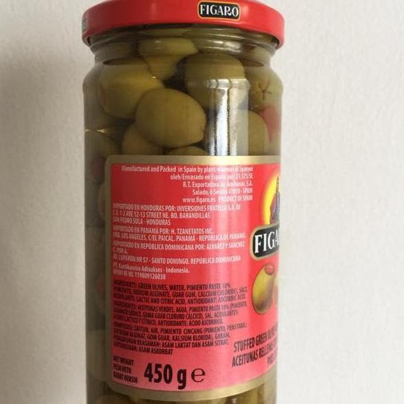

Grosir.. FIGARO STUFFED GREEN OLIVES 450g HRM