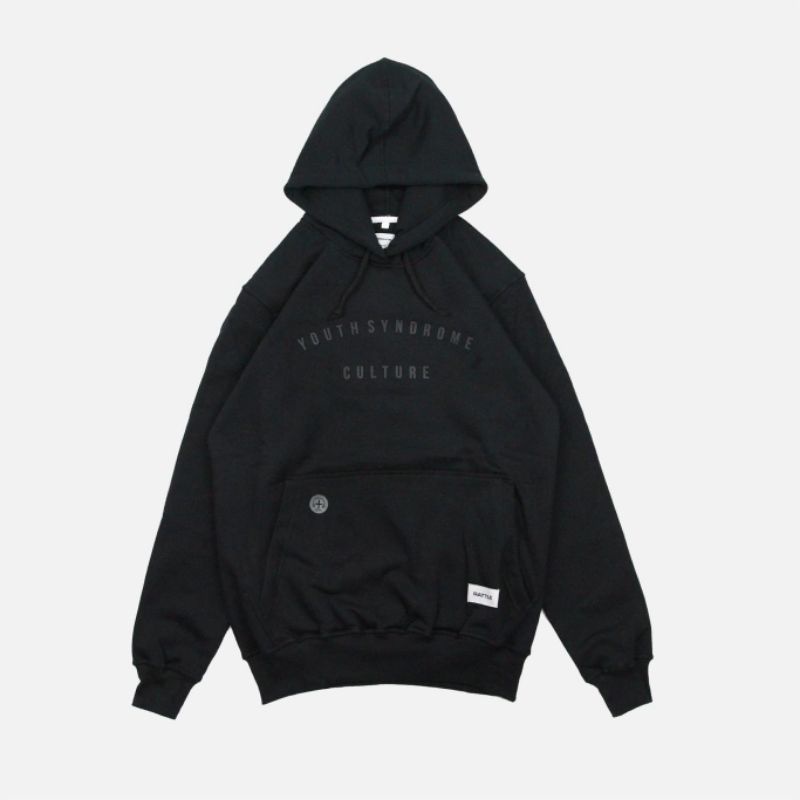 HOODIE HITAM RATTLE - CULTURE