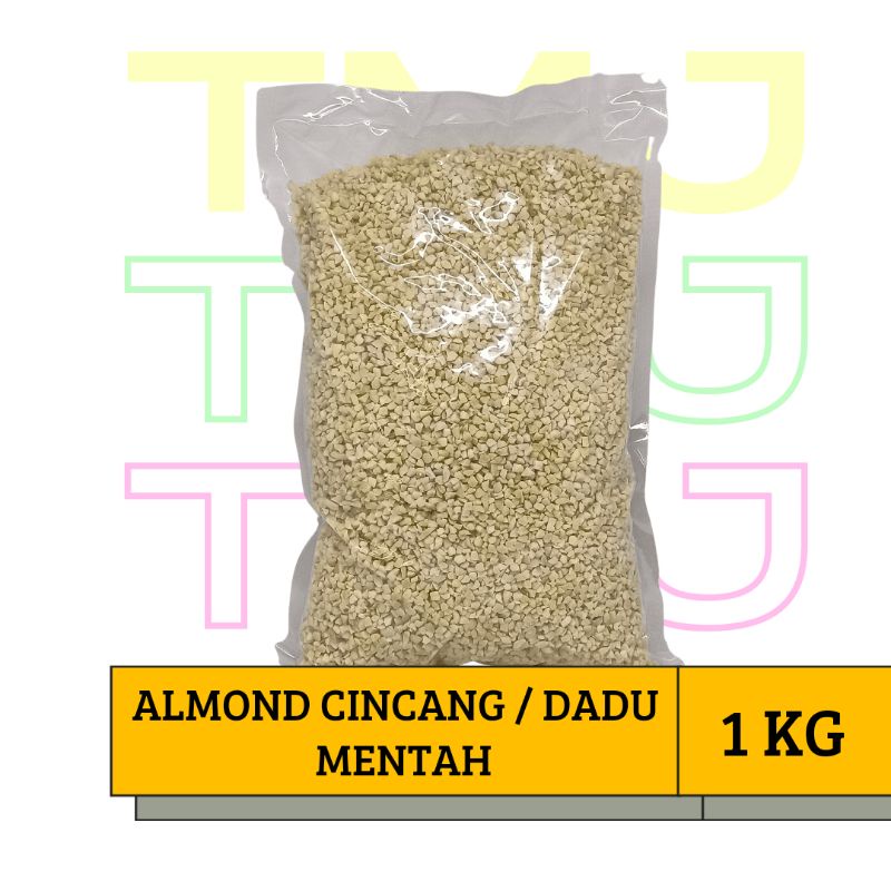 ALMOND CINCANG/ DICE (POTONGAN DADU KECIL) 1 KG