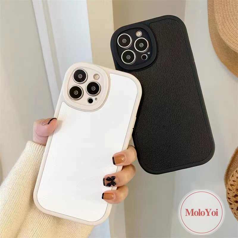 Soft Case Bahan Kulit Tahan Banting Tahan Debu Untuk iPhone 11 14 13 12 Pro MAX 7 8 14 Plus 6 6s XR X XS MAX SE 2020