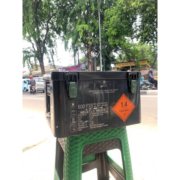 BOX KOTAK PLASTIK BEKAS AMUNISI