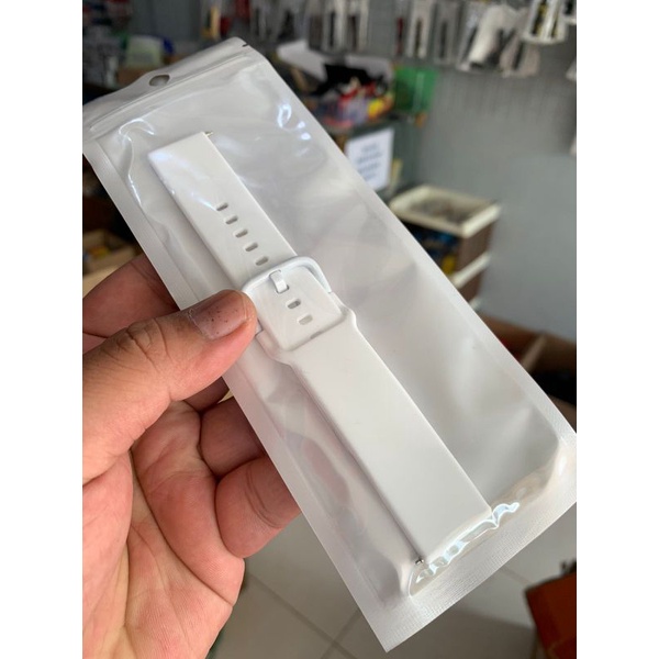 Strap Tali Jam Tangan Silikon smartwatch Putih 20MM