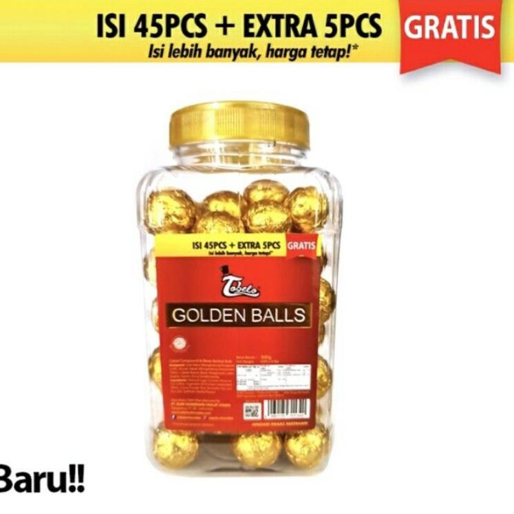 

Hot Item--Tobelo Golden Balls Coklat isi 45+5 / Coklat Tobelo isi 40 ( kemasan baru )