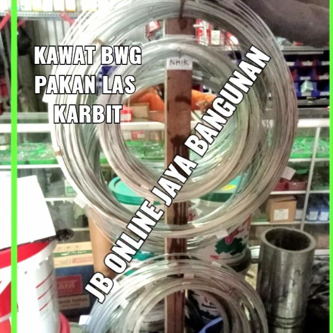 yang dicari] kawat tali putih kawat BWG kawat las pakan las karbit 1 rol = 1kg