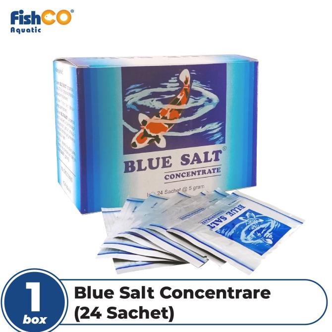 Blue Salt Concentrate Garam Biru Ikan 1 Box Isi 24 Sachet