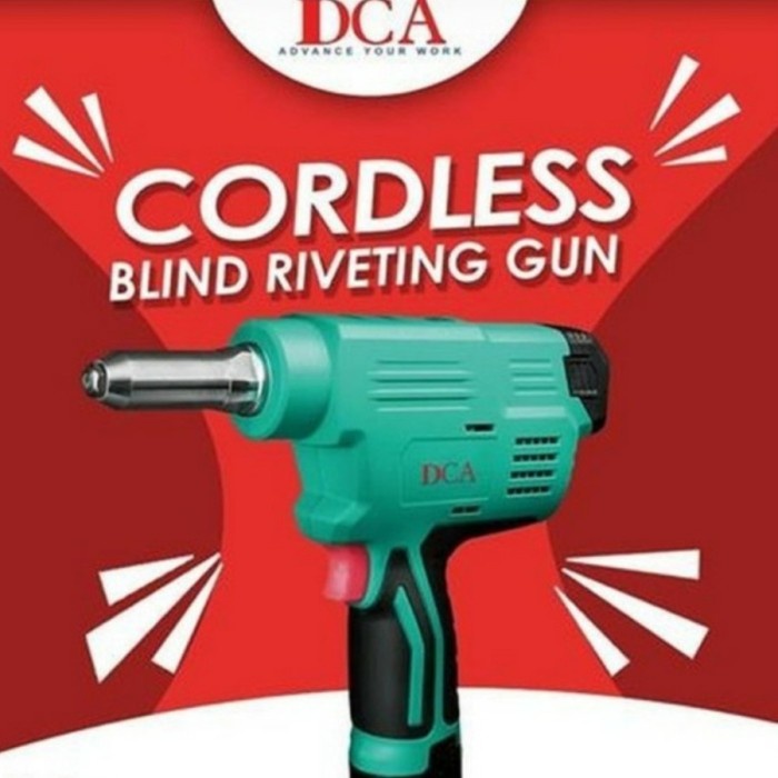 DCA ADPM40E rivet gun cordless mesin ripet 12V blind rivetter otomatis