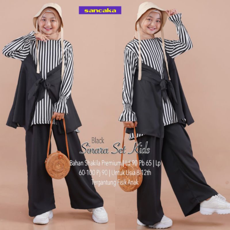 20.10 Sinara set/ setelan celana anak fab shakila by Sancaka