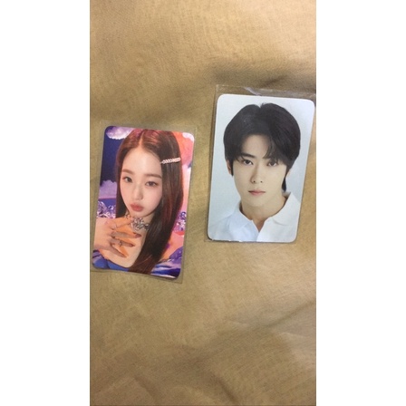 Photocard Ktwon Wonyoung dan Ktown Jaehyun