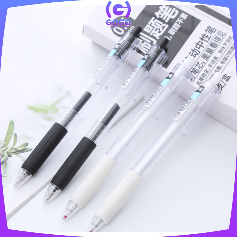 GOGO-A36 Pulpen Mekanik 0.5mm Gel Pen Pena Polos Mechanical Stationary Stationery Alat Tulis Sekolah Kantor