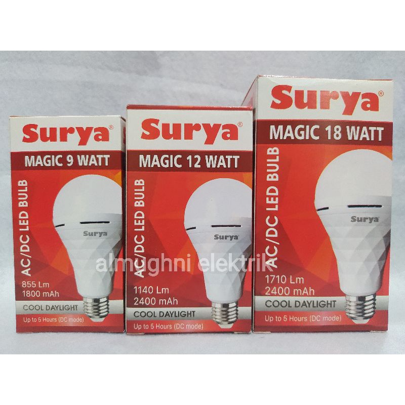 lampu led emergency surya 18 watt/SURYA MEGIC 18 watt BERGARANSI