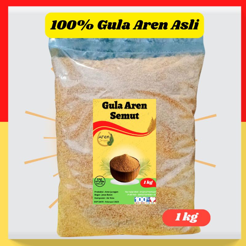 

Gula Aren Semut Organik 1 kg Gula Bubuk Gula Aren Asli Palm Sugar Premium Kualitas Ekspor