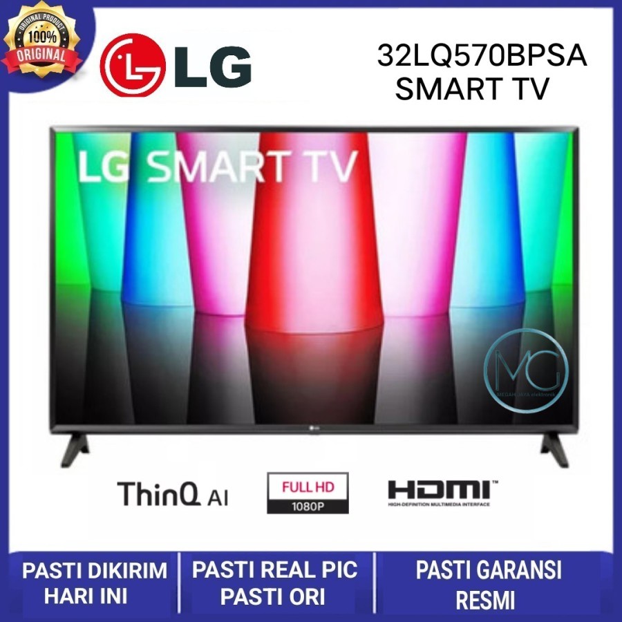 LG 32LQ570 Smart TV LED 32 Inch HD HDR 10 Digital WiFi 32LQ570BPSA