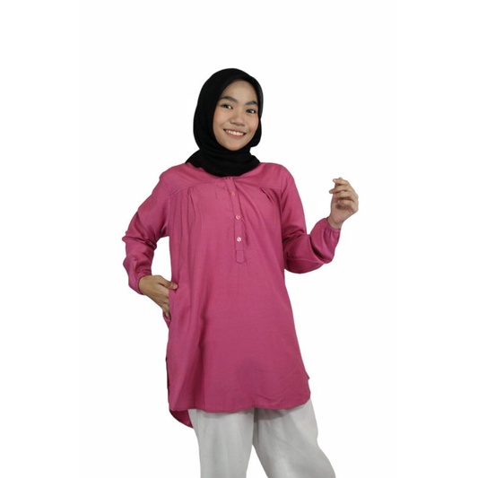SHA. | Nasywaa Blouse | Blouse Wanita | Atasan Wanita Muslim | Blouse Polos | Blouse Premium | Pakai