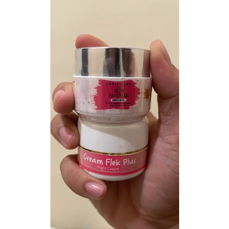 LONIA GLOW PAKET CREAM SIANG MALAM FLEK