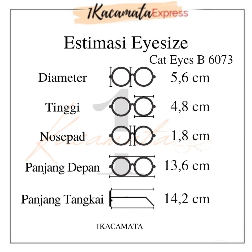 PAKET FRAME + LENSA KACAMATA HITS KEKINIAN 6073